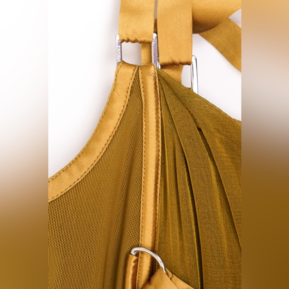 Versace F/W 2003 Corseted Olive Green Dress - Picture 6 of 7